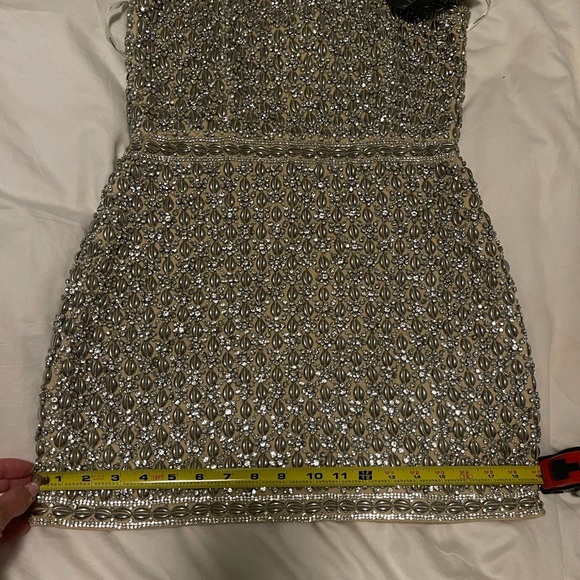 RETROFETE - Heather Dress in Champagne Mermaid Shell - size medium - Picture 15 of 17